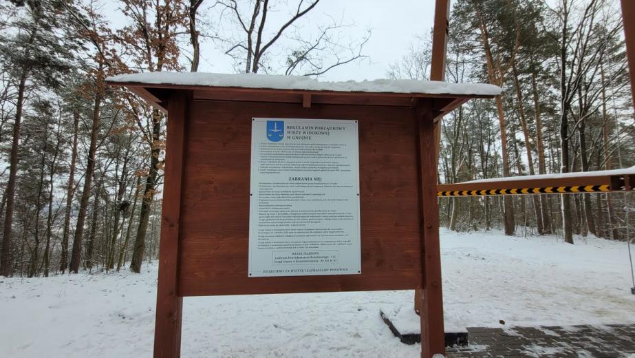 Zjawiskowo widokowa wieża w Gnojnie