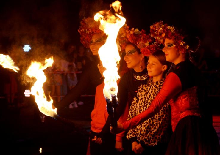 Pierwszy dzień XIX Festiwalu Teatrów Ulicznych „pod Niebem” w Siedlcach