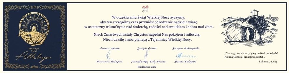 Życzenia wielkanocne - Powiat Radzyń Podlaski